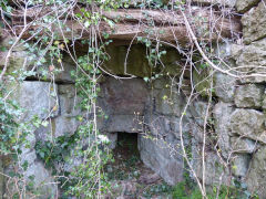 
Lime kiln at entrance to Quarry, Little Orme Quarry, Llandudno, April 2013